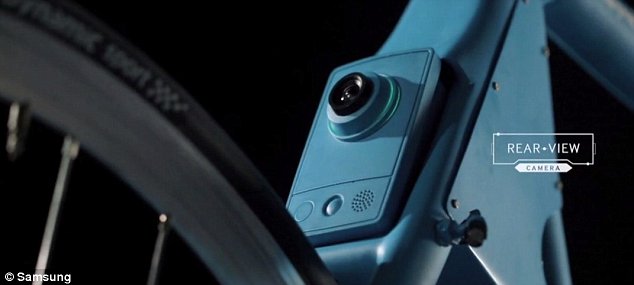 Samsung bike geri görüş kamerası