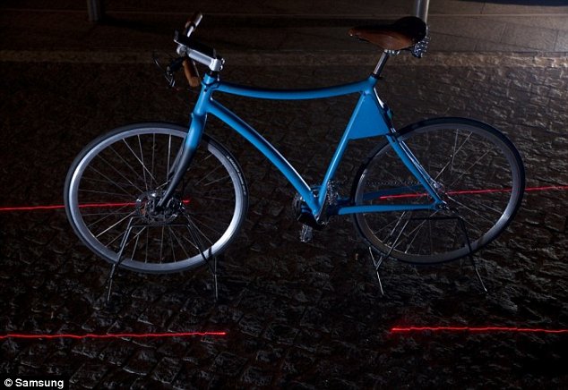 Samsung smart bike lazer şerit