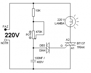 dimmer iç yapısı